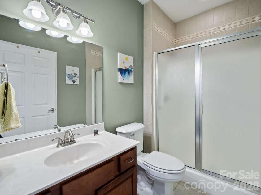 308 Bluebird Road, Lake Lure, NC 28746.  MLS# CAR4352489, YatesRealty ID 17846. Main level full bath
