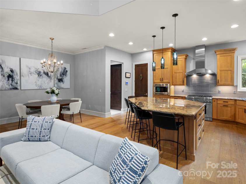 62 Running Creek Trail, Arden, NC 28704.  MLS# CAR4299725, YatesRealty ID 1785. Open floor plan allows view of kitchen from great room.