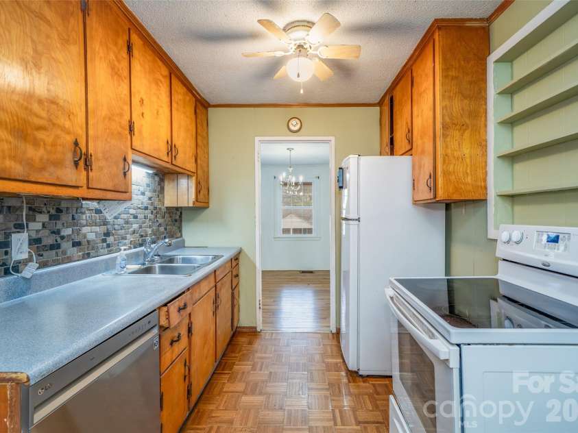 52 Miller Street, Columbus, NC 28722.  MLS# CAR4316824, YatesRealty ID 17852. Kitchen