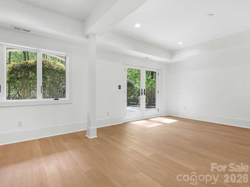9505 Greyson Ridge Drive, Charlotte, NC 28277.  MLS# CAR4355781, YatesRealty ID 17855. Lower Level Rec Room 