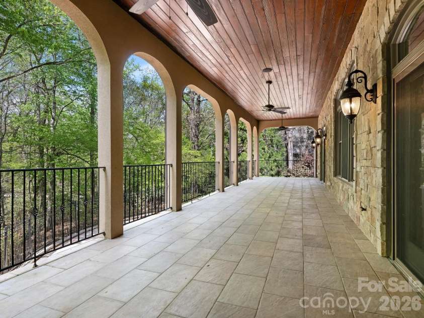 9505 Greyson Ridge Drive, Charlotte, NC 28277.  MLS# CAR4355781, YatesRealty ID 17855. Main Level Covered Terrace 