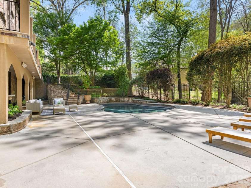 9505 Greyson Ridge Drive, Charlotte, NC 28277.  MLS# CAR4355781, YatesRealty ID 17855. Patio & Pool 