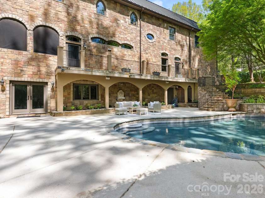9505 Greyson Ridge Drive, Charlotte, NC 28277.  MLS# CAR4355781, YatesRealty ID 17855. Rear Exterior 
