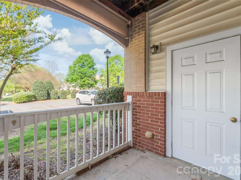16439 Golden River Lane, Charlotte, NC 28277.  MLS# CAR4360142, YatesRealty ID 17856. Convered Patio Storgage