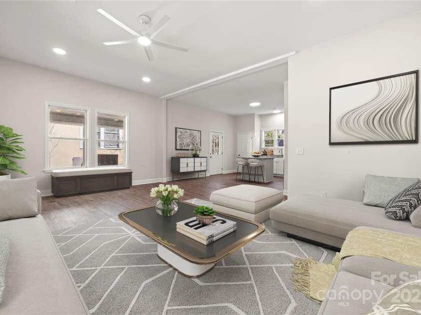 167 Saluda Street, Chester, SC 29706.  MLS# CAR4232529, YatesRealty ID 17857. Living room virtually staged