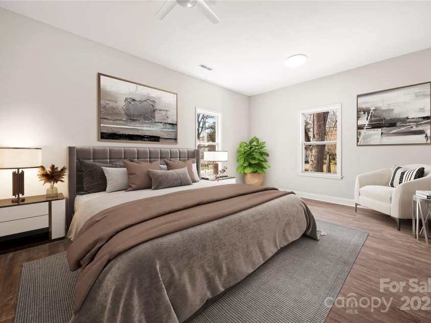 167 Saluda Street, Chester, SC 29706.  MLS# CAR4232529, YatesRealty ID 17857. Primary bedroom virtually staged