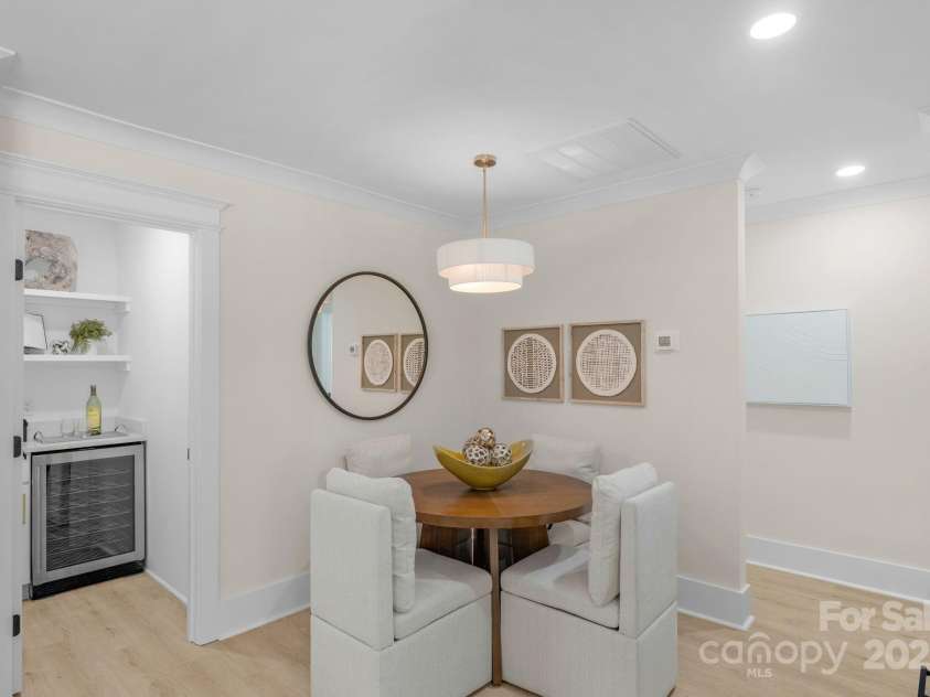 215 Wyanoke Avenue, Charlotte, NC 28205.  MLS# CAR4317224, YatesRealty ID 17863. Pantry W/Wine Refrigerator