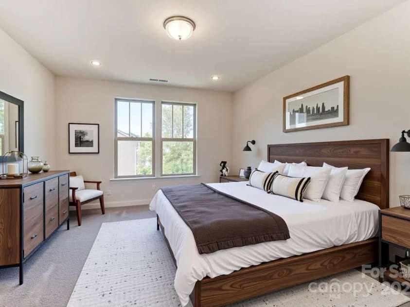 2907 Trade Street, Charlotte, NC 28208.  MLS# CAR4254572, YatesRealty ID 17868. Virtually Staged - Primary Bedroom - Upper Level