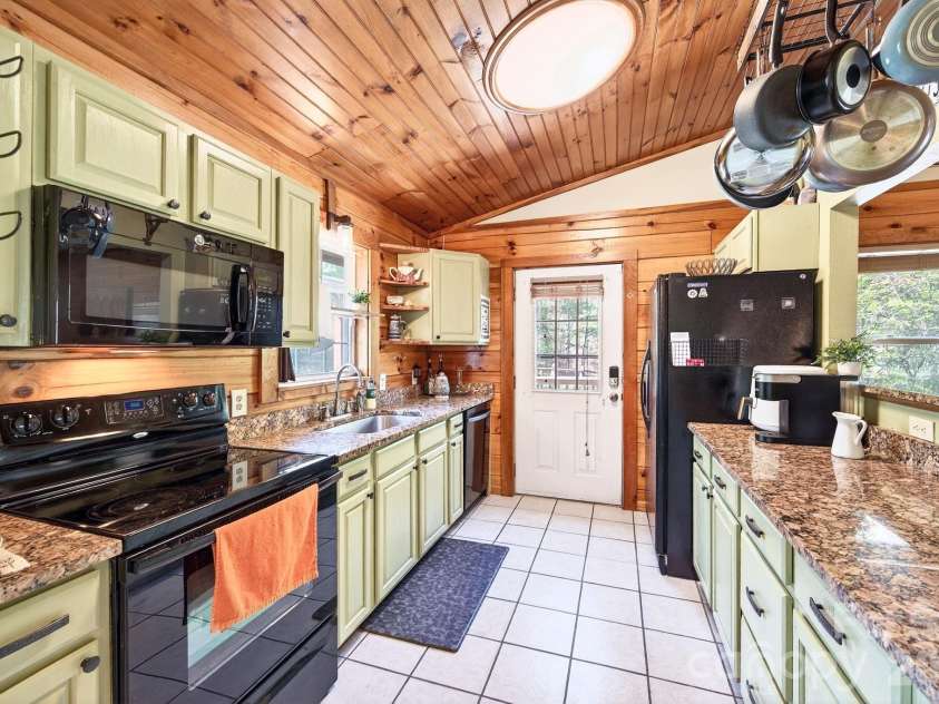8 Blue Sky Drive, Leicester, NC 28748.  MLS# CAR4359937, YatesRealty ID 17871. Galley Kitchen with Everything You Need