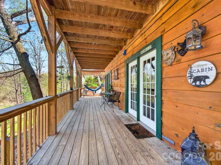 8 Blue Sky Drive, Leicester, NC 28748.  MLS# CAR4359937, YatesRealty ID 17871. Great Deck Area with Mountain Views