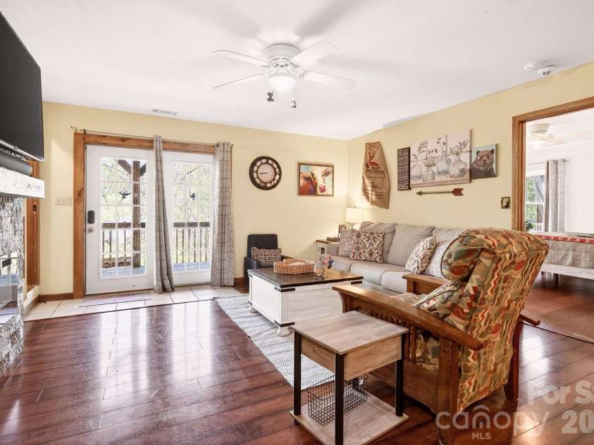 8 Blue Sky Drive, Leicester, NC 28748.  MLS# CAR4359937, YatesRealty ID 17871. Several Rooms have Outdoor Access