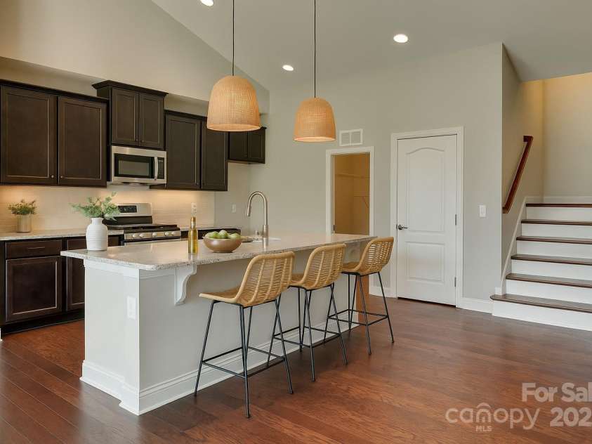 4926 Trayton Avenue, Gastonia, NC 28056.  MLS# CAR4250223, YatesRealty ID 17879. Virtually Staged Kitchen