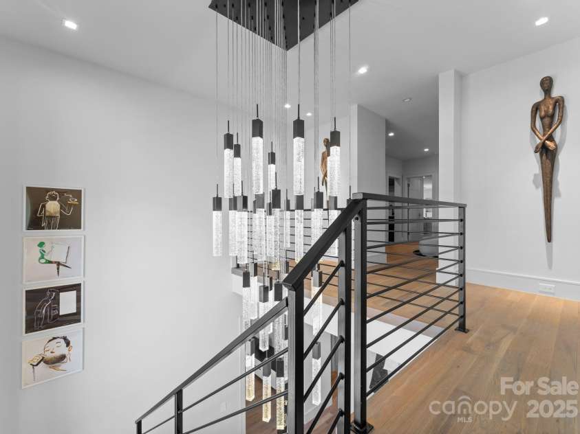 2103 Cortelyou Road, Charlotte, NC 28211.  MLS# CAR4214661, YatesRealty ID 17880. Upper Level with Custom Railings