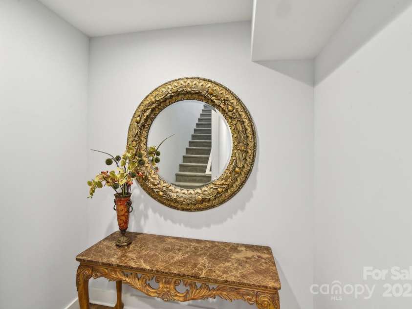 22 Thornes Lane, Asheville, NC 28805.  MLS# CAR4222972, YatesRealty ID 17882. Foot of stairs