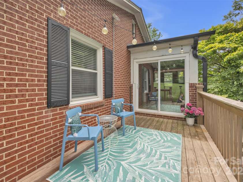 1770 NC 90 Highway, Taylorsville, NC 28681.  MLS# CAR4258043, YatesRealty ID 17885. Back Porch