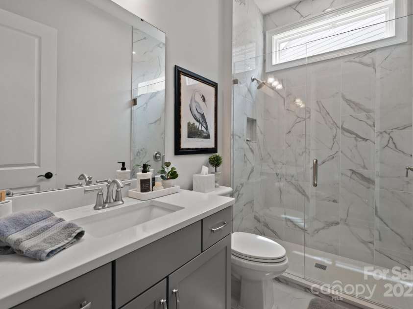 7010 Brush Creek, Monroe, NC 28110.  MLS# CAR4257864, YatesRealty ID 17886. Full Bath adjacent to 2nd bedroom.