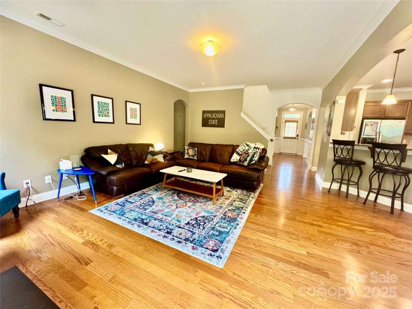 3678 Privette Road, Matthews, NC 28104.  MLS# CAR4258856, YatesRealty ID 17890. Family room