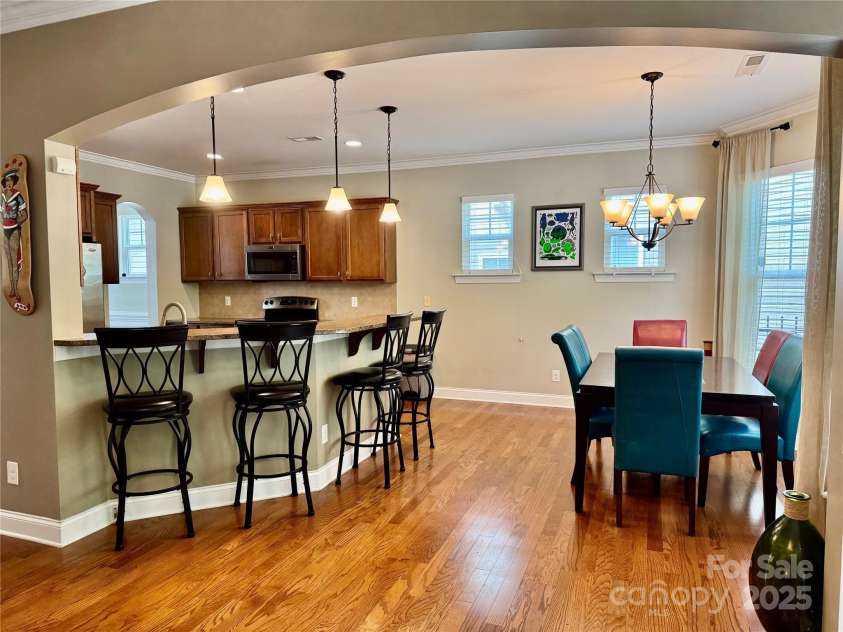 3678 Privette Road, Matthews, NC 28104.  MLS# CAR4258856, YatesRealty ID 17890. Kitchen/Dining room