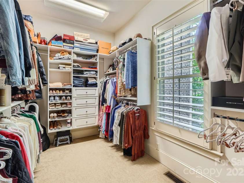 1056 James Madison Drive, Matthews, NC 28104.  MLS# CAR4260538, YatesRealty ID 17891. Primary closet
