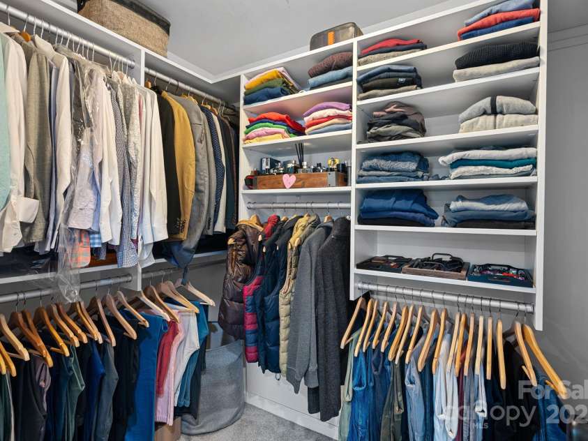 7331 Millstone Circle, Concord, NC 28025.  MLS# CAR4261579, YatesRealty ID 17892. Owner's Custom Walk-In Closet #1