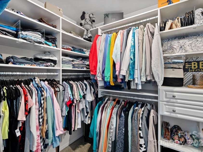 7331 Millstone Circle, Concord, NC 28025.  MLS# CAR4261579, YatesRealty ID 17892. Owner's Custom Walk-In Closet #2