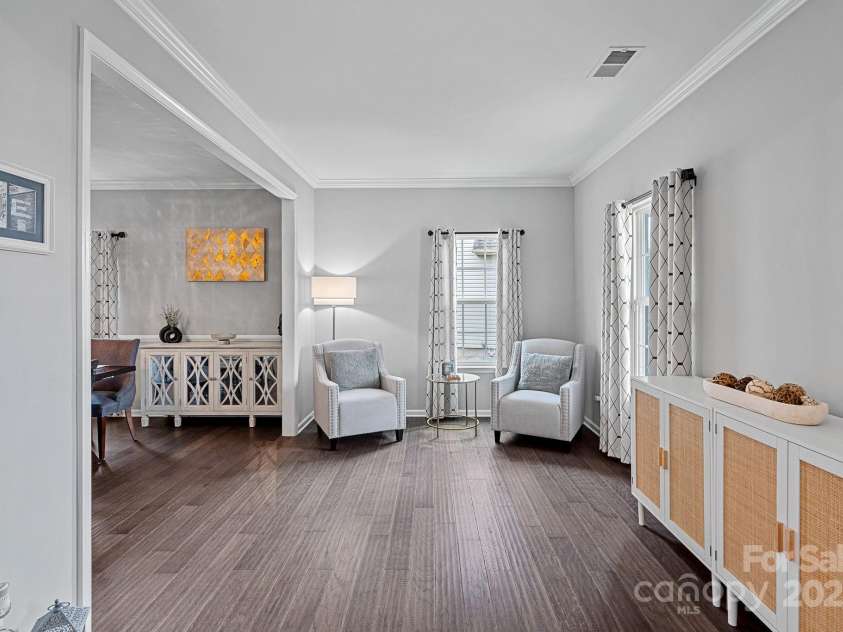 7331 Millstone Circle, Concord, NC 28025.  MLS# CAR4261579, YatesRealty ID 17892. Sitting Room