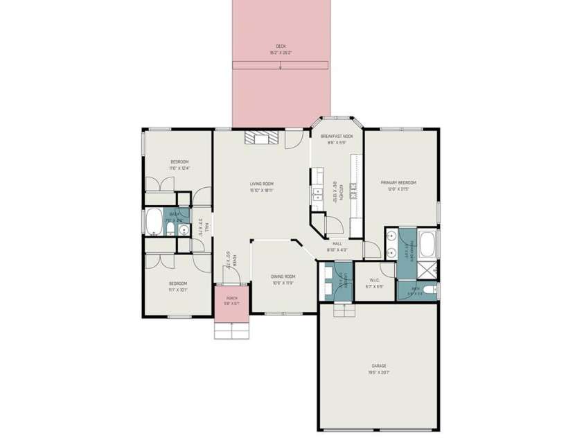 1109 Moray Court, Charlotte, NC 28211.  MLS# CAR4406142, YatesRealty ID 17896. Floorplan