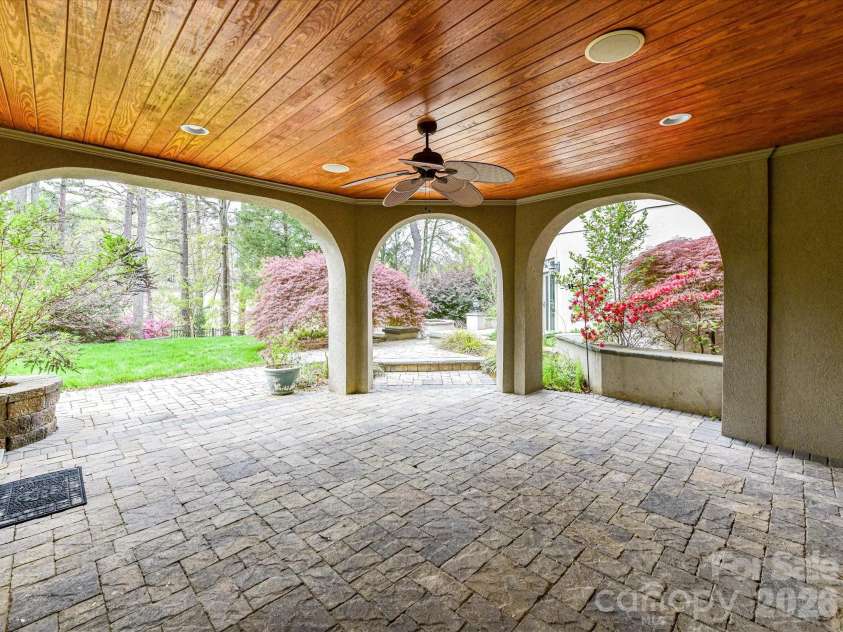 15615 McCullers Court, Charlotte, NC 28277.  MLS# CAR4367013, YatesRealty ID 17898. Lower level covered patio