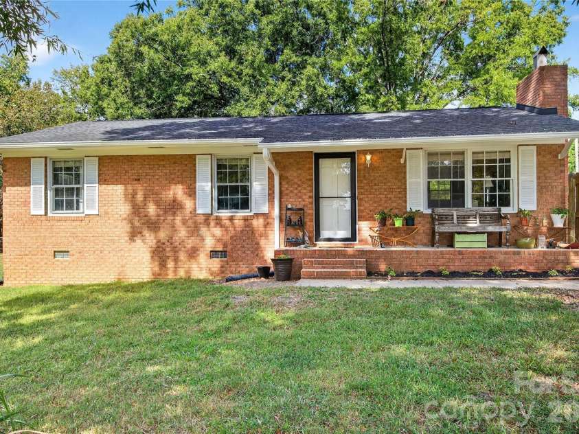 205 Airport Road, Monroe, NC 28110.  MLS# CAR4373190, YatesRealty ID 17907. Charming Brick Ranch