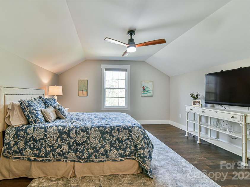 310 Portmanvilla Road, Black Mountain, NC 28711.  MLS# CAR4247899, YatesRealty ID 17910. One of the upstairs bedrooms
