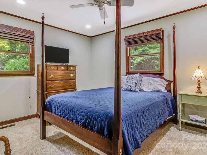609 Haven Drive, Saluda, NC 28773.  MLS# CAR4247056, YatesRealty ID 17919. 2nd Bedroom 1st floor