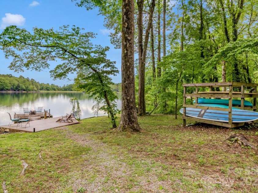 609 Haven Drive, Saluda, NC 28773.  MLS# CAR4247056, YatesRealty ID 17919. Enjoy your private dock and boat-rack.