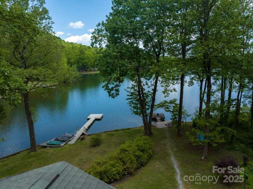 609 Haven Drive, Saluda, NC 28773.  MLS# CAR4247056, YatesRealty ID 17919. Your yard and neighbors yard in this view
