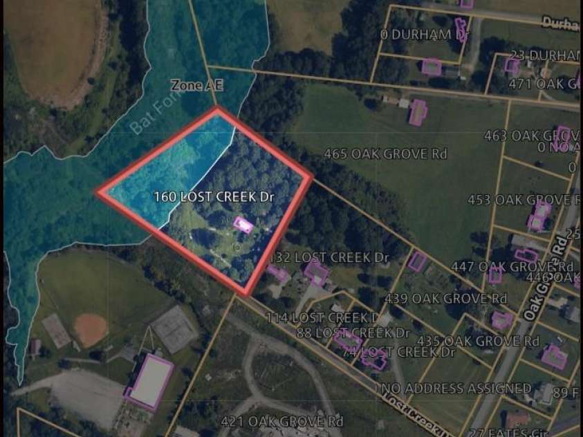 160 Lost Creek Drive, Flat Rock, NC 28731.  MLS# CAR4304695, YatesRealty ID 1792. R1 Zoning for your 