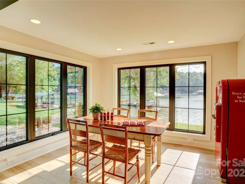 445 Sundown Road, Mooresville, NC 28117.  MLS# CAR4263161, YatesRealty ID 17931. Lower Level Dining Area
