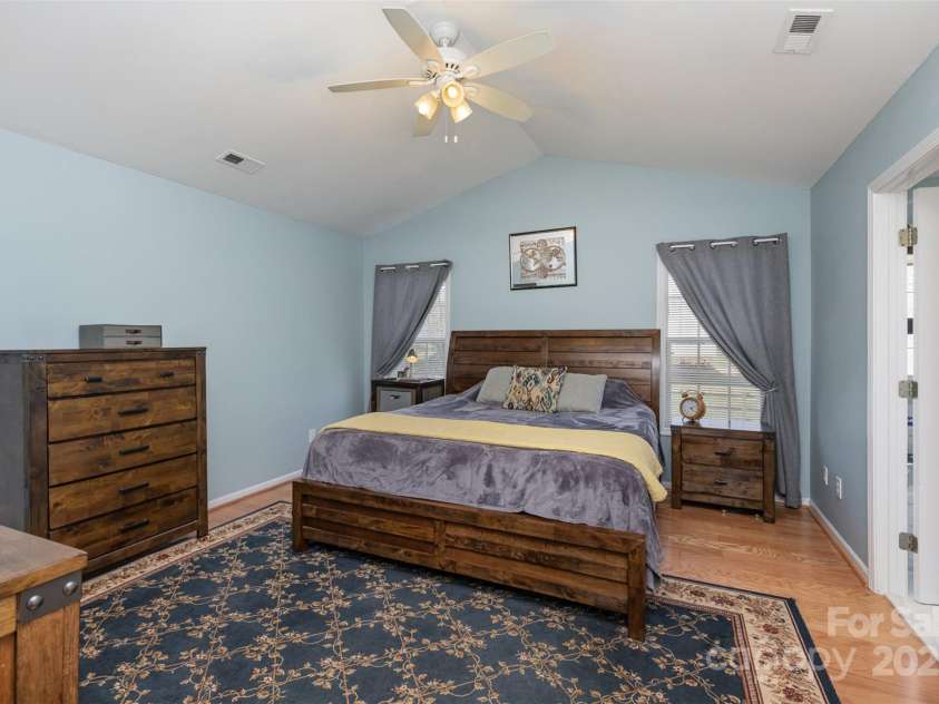 206 Summey Barker Drive, Dallas, NC 28034.  MLS# CAR4251628, YatesRealty ID 17936. Primary Bedroom