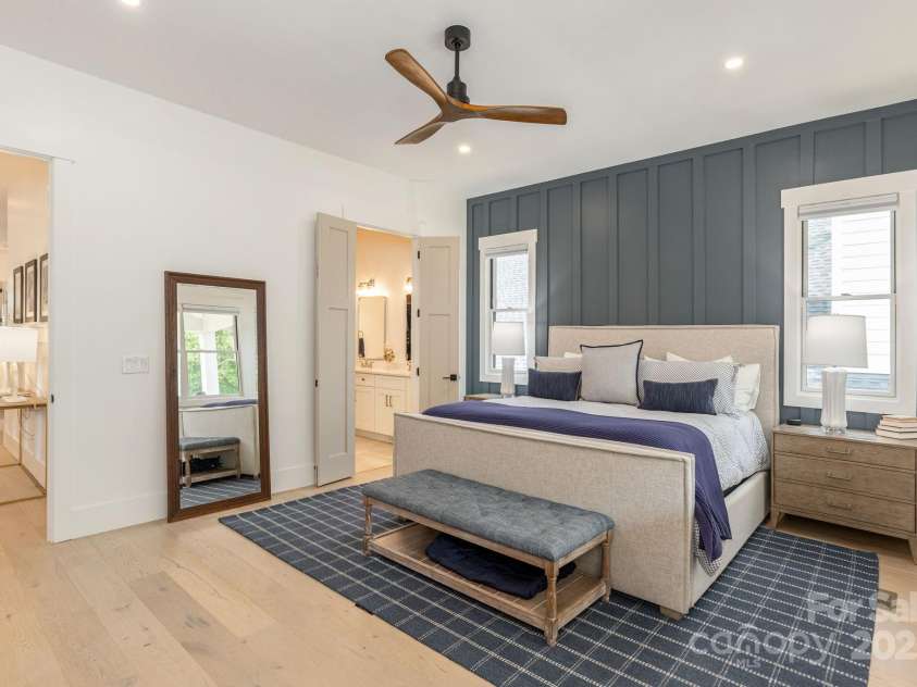 40 Hidden Pond Lane, Brevard, NC 28712.  MLS# CAR4263317, YatesRealty ID 17941. Primary Bedroom