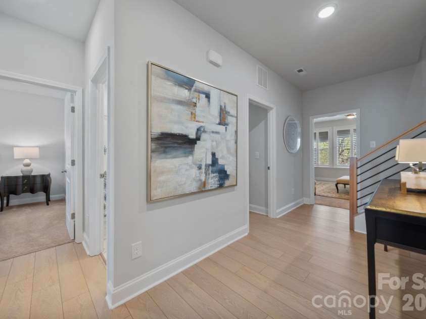 9043 Charles Francis Lane, Cornelius, NC 28031.  MLS# CAR4360316, YatesRealty ID 17944. 2nd floor landing