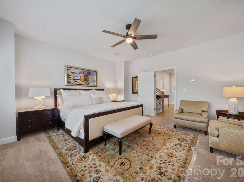9043 Charles Francis Lane, Cornelius, NC 28031.  MLS# CAR4360316, YatesRealty ID 17944. Primary bedroom