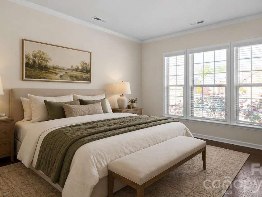 2017 Grove Place, Fort Mill, SC 29715.  MLS# CAR4372923, YatesRealty ID 17957. 2nd Bedroom - Virtually Staged.