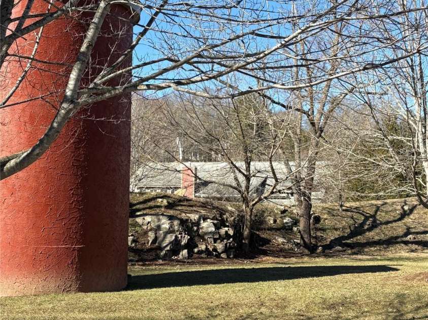 77 Creekside View Drive, Asheville, NC 28804.  MLS# CAR4109113, YatesRealty ID 17957. Silo on the grounds; previously the land was an apple orchard