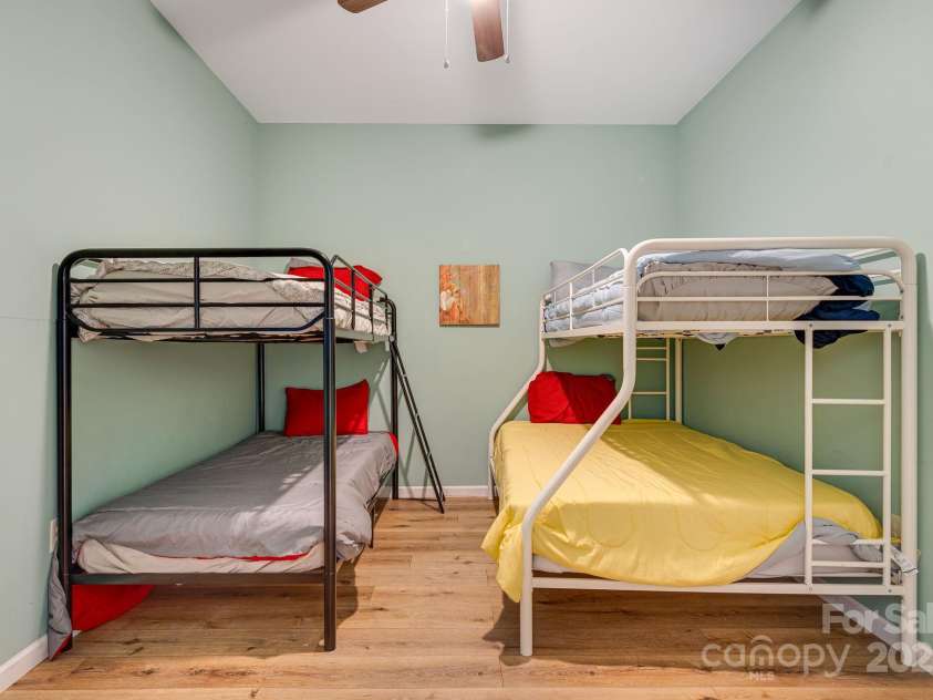 350 Hickory Springs Trail, Bryson City, NC 28713.  MLS# CAR4203007, YatesRealty ID 17958. Lower Level Bedroom 1