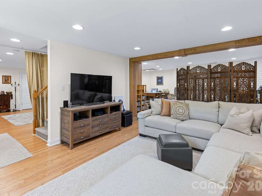 72 Whitfield Lane, Weaverville, NC 28787.  MLS# CAR4375022, YatesRealty ID 17966. Lower level offers space for every purpose!