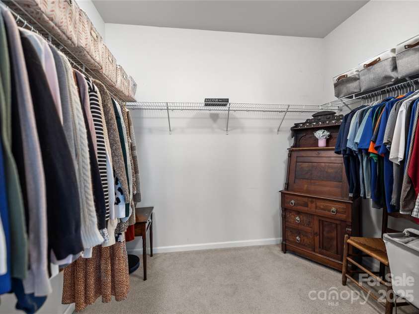 305 Kentmere Lane, Clover, SC 29710.  MLS# CAR4229310, YatesRealty ID 1797. Primary Closet