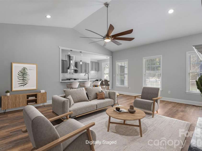 79 Mill Pond Way, Hendersonville, NC 28791.  MLS# CAR4363117, YatesRealty ID 17971. Open light filled -staged