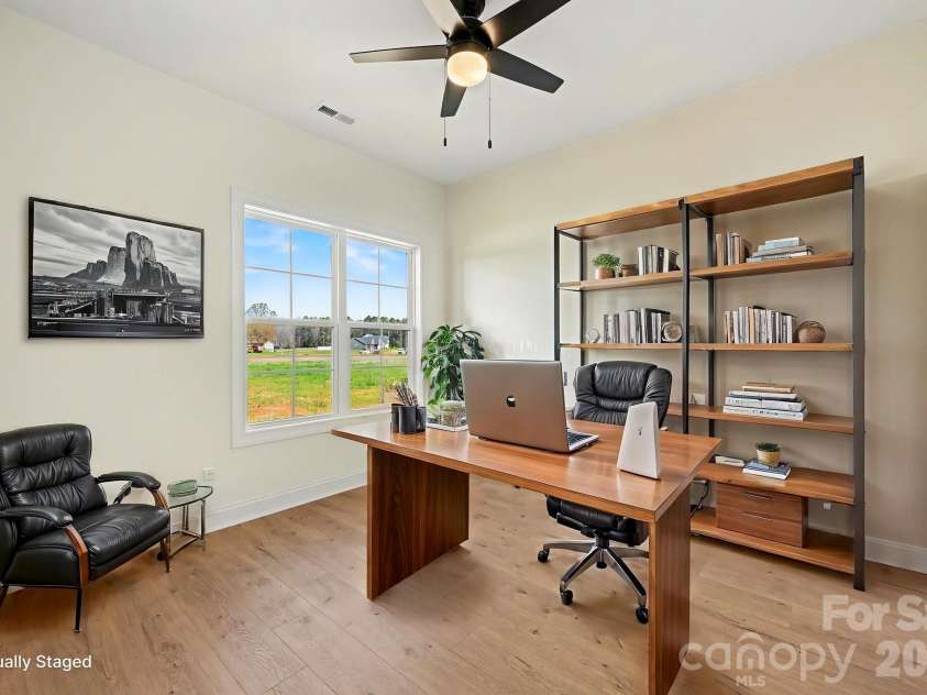 1030 Redbud Way, Salisbury, NC 28147.  MLS# CAR4359503, YatesRealty ID 17980. Level one office/bedroom