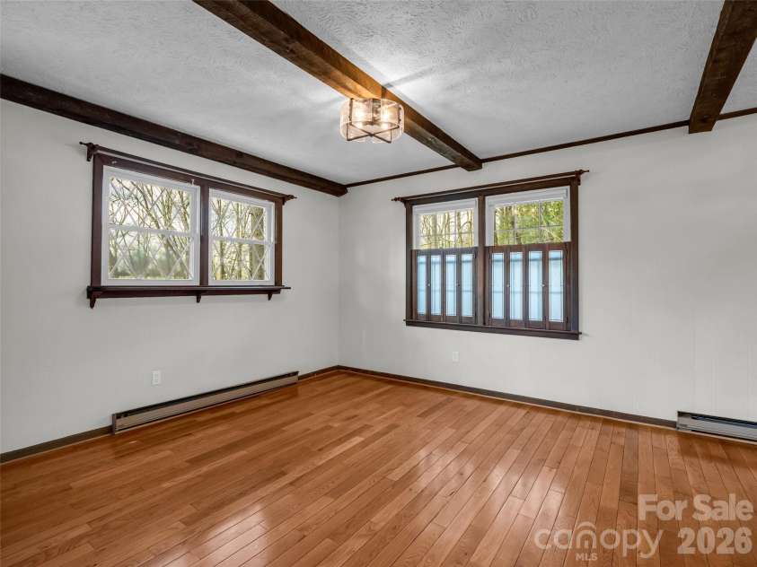 1 Alpine Way, Swannanoa, NC 28778.  MLS# CAR4362025, YatesRealty ID 17982. Dining area next to kitchen