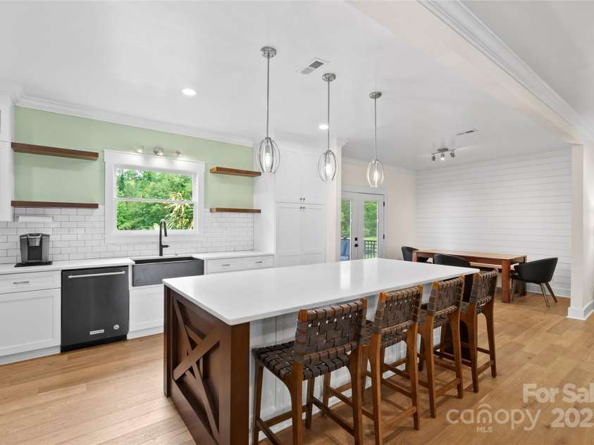 94 Jamestown Lane, Columbus, NC 28722.  MLS# CAR4262620, YatesRealty ID 17982. Gorgeous kitchen with soft close quality cabinetry and fittings.