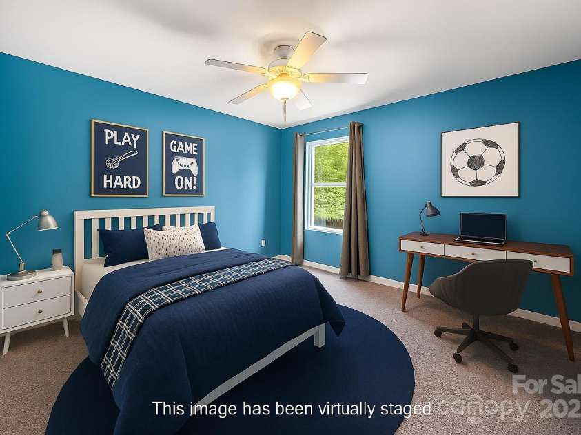 3053 Riker Street, Clover, SC 29710.  MLS# CAR4263946, YatesRealty ID 17984. Virtually Staged Bedroom #3