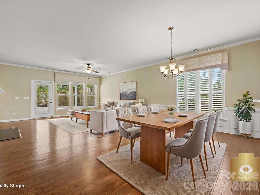 3051 Santee Court, Indian Land, SC 29707.  MLS# CAR4353125, YatesRealty ID 17994. VIRTUALLY STAGED - Dining Room